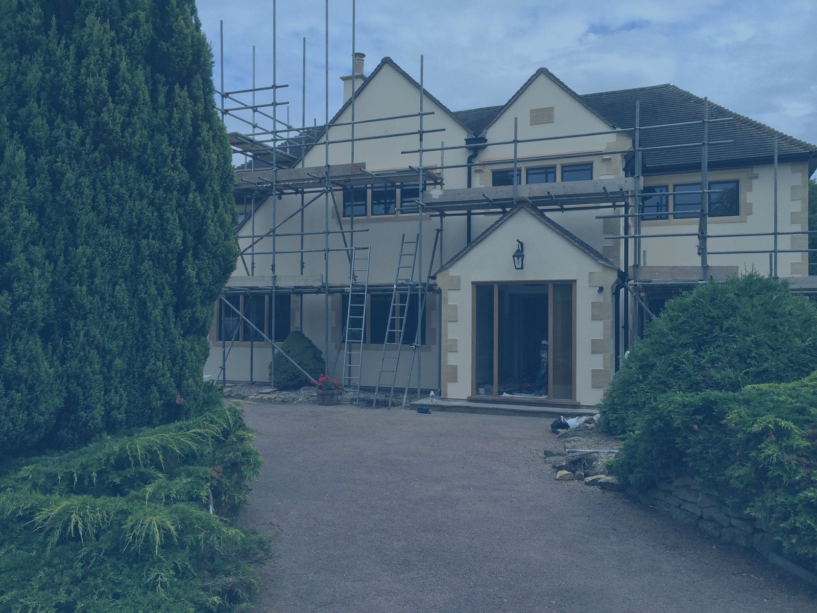Silicone render project using JUB systems in Coventry by S.A Plastering & Rendering